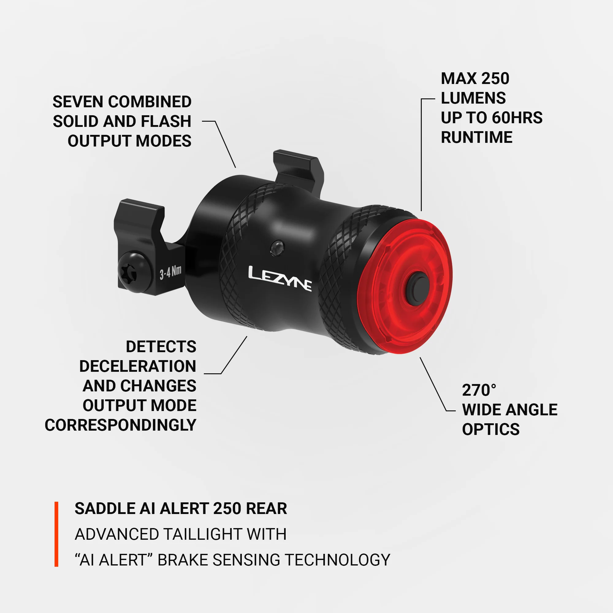 SADDLE Ai ALERT 250 REAR - Image 3